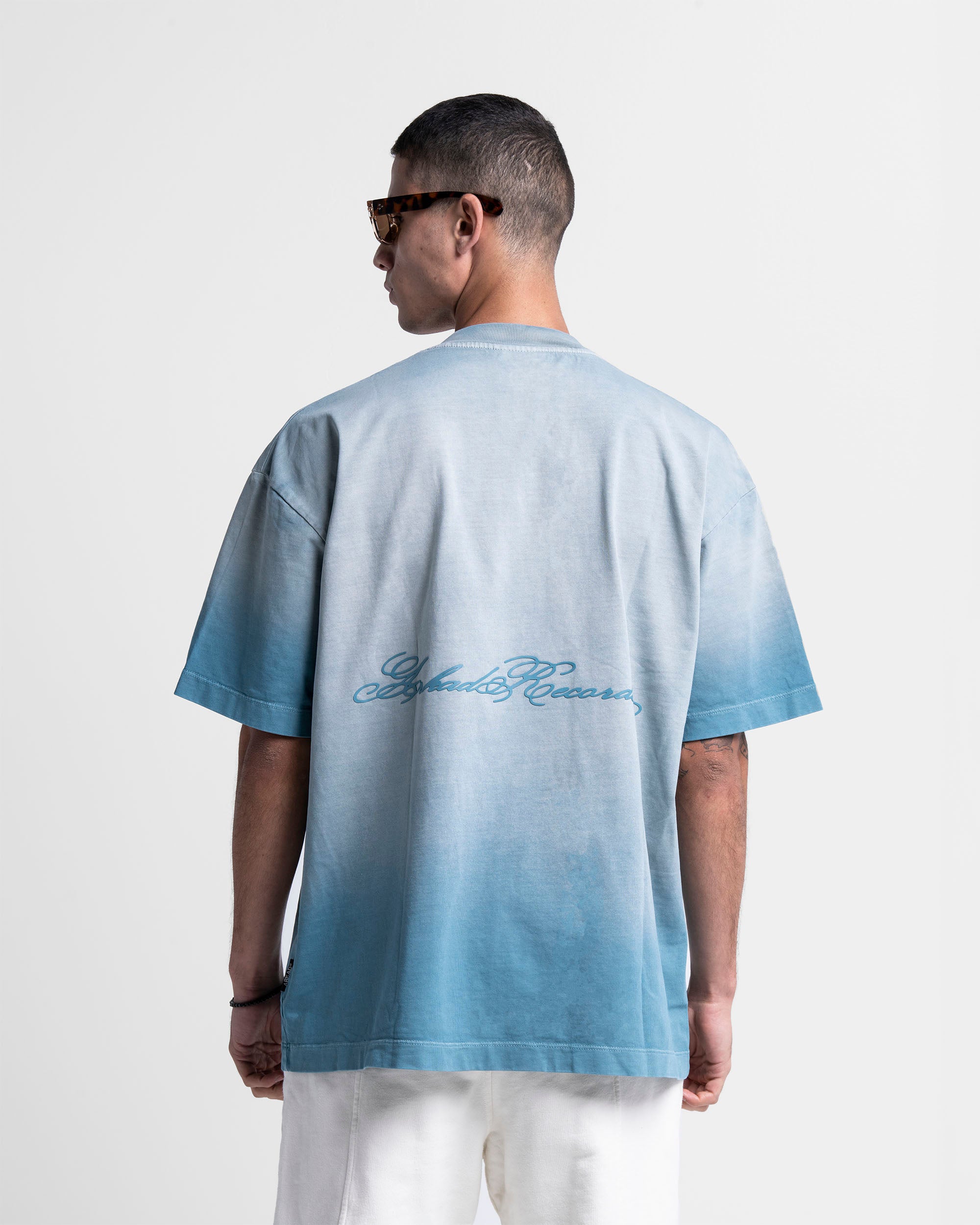 Washed Tshirt Azul 07