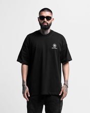 Tshirt Oversize Negra Estrellas