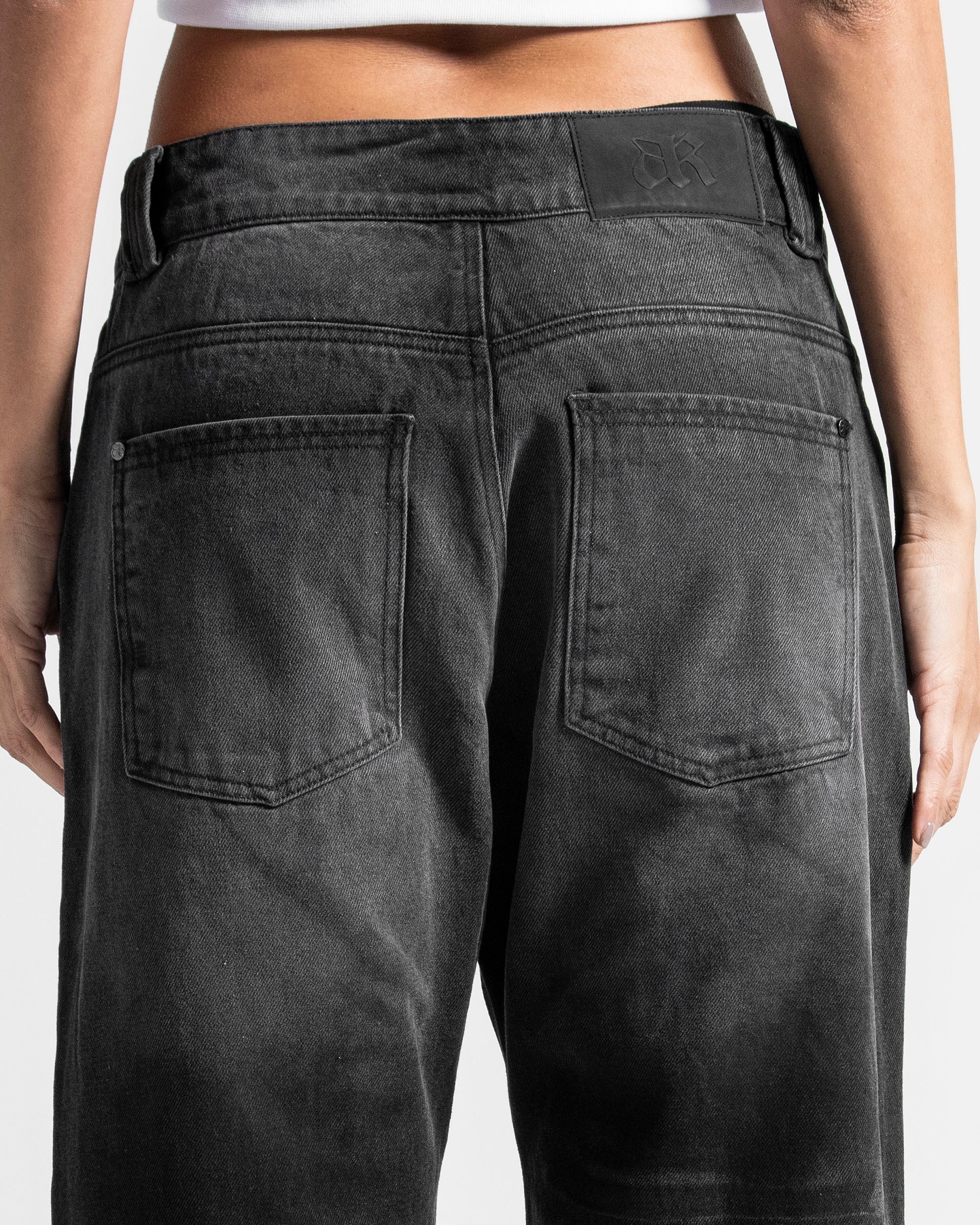 Black Denim Pant - Unisex