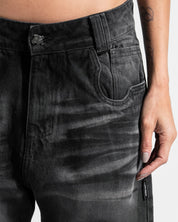 Black Denim Pant - Unisex
