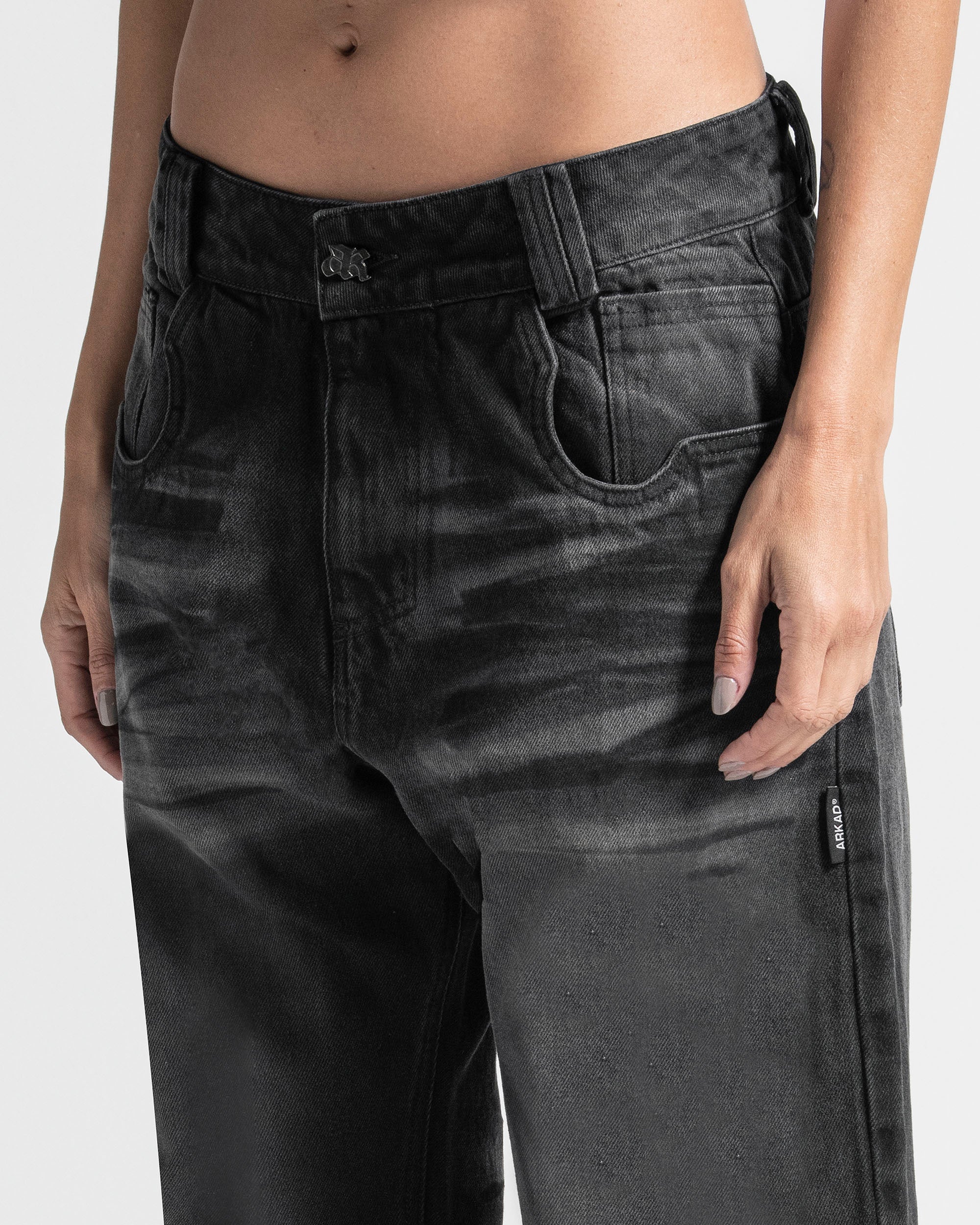 Black Denim Pant - Unisex