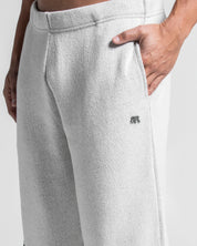 Knit Pant Blanco Con Azul