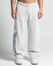 Knit Pant Blanco Con Azul