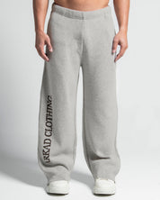 Knit Pant Gris Con Cafe