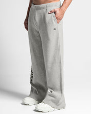 Knit Pant Gris Con Cafe