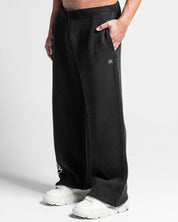 Knit Pant Negro Con Blanco