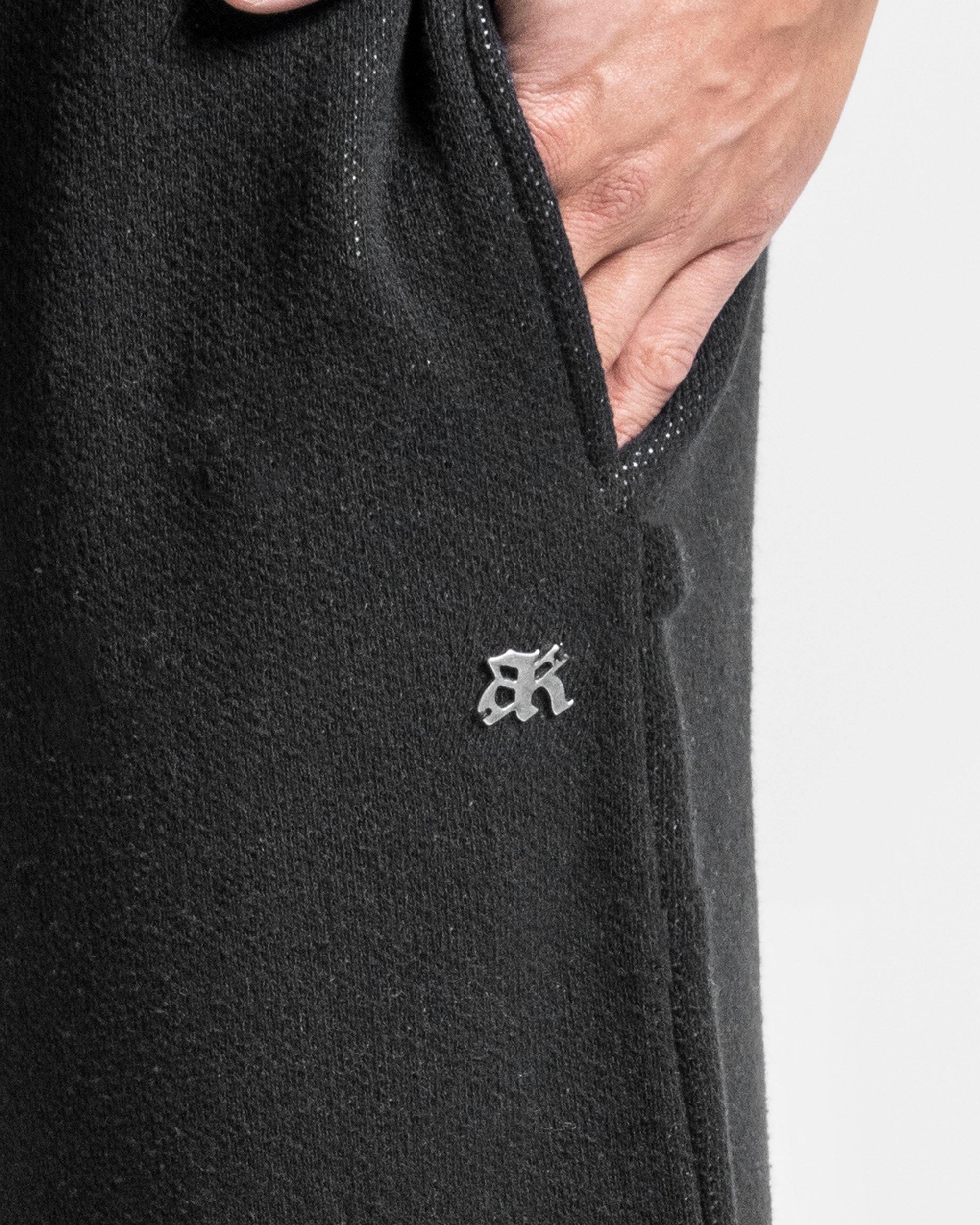 Knit Pant Negro Con Blanco