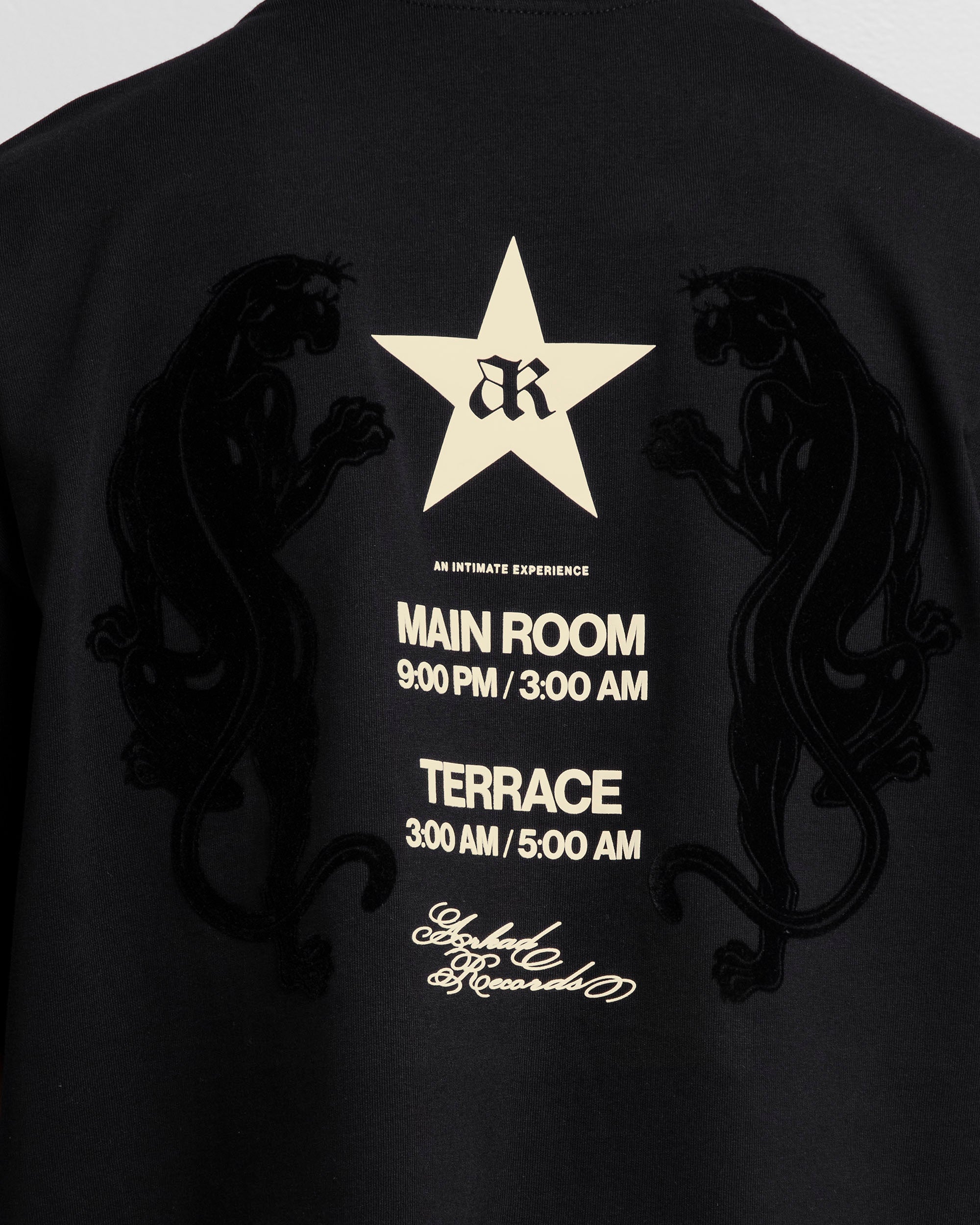 Tshirt Oversize Negra Velvet Records