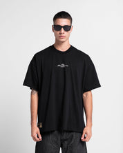 Tshirt Oversize Negra Velvet Records
