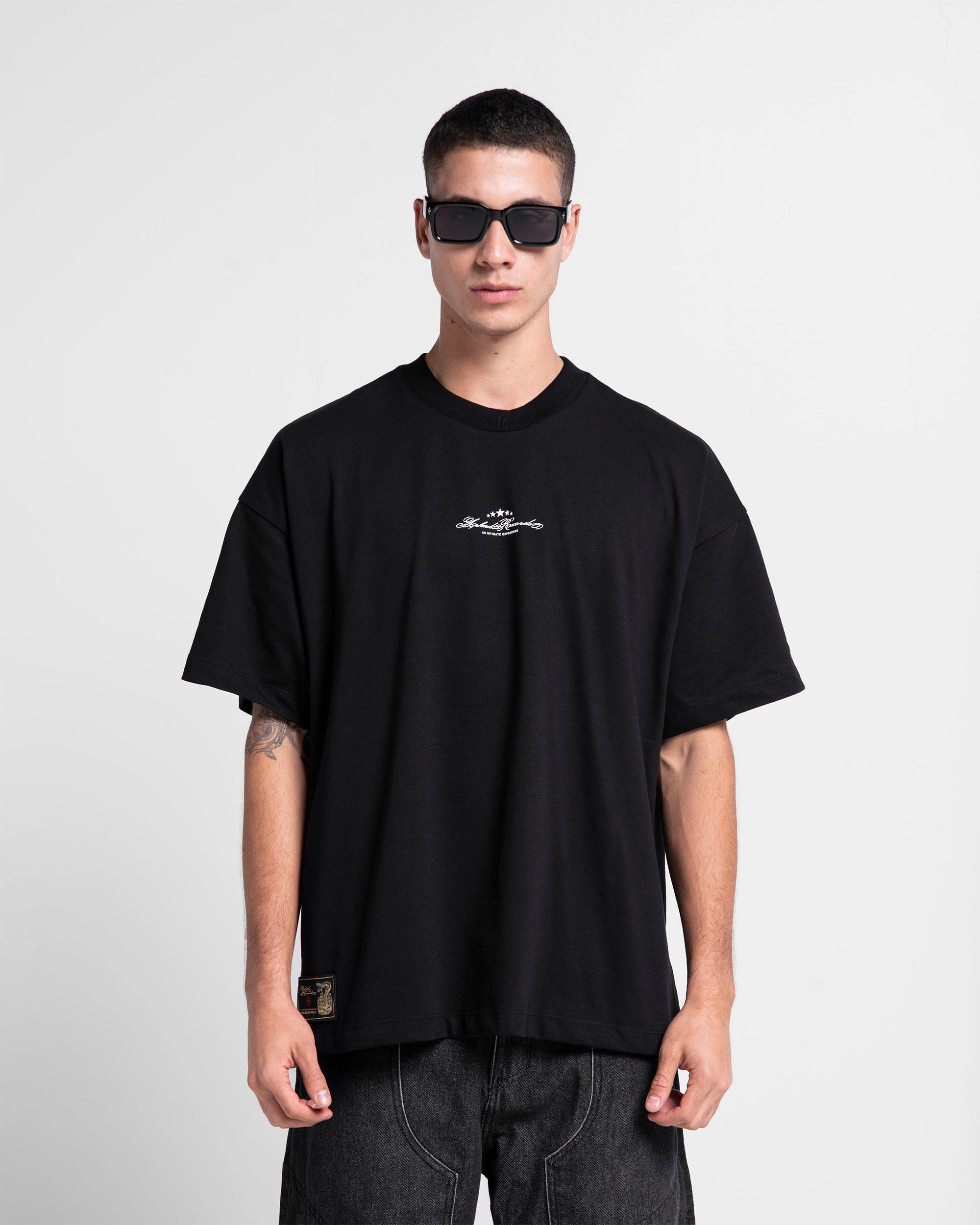 Tshirt Oversize Negra Velvet Records