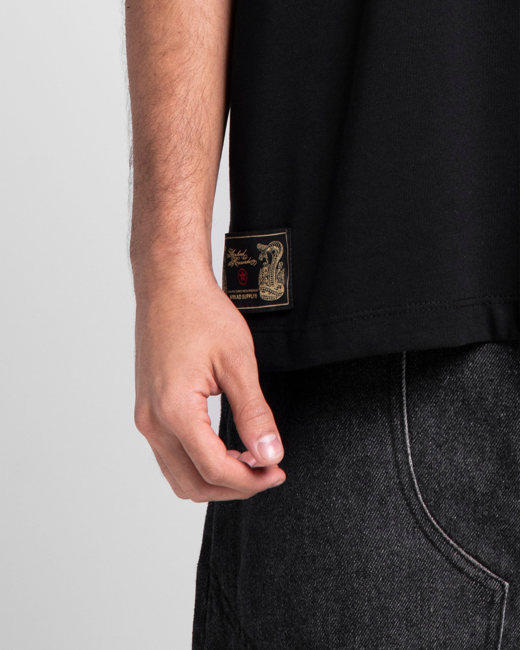 Tshirt Oversize Negra Velvet Records