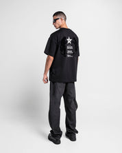 Tshirt Oversize Negra Velvet Records