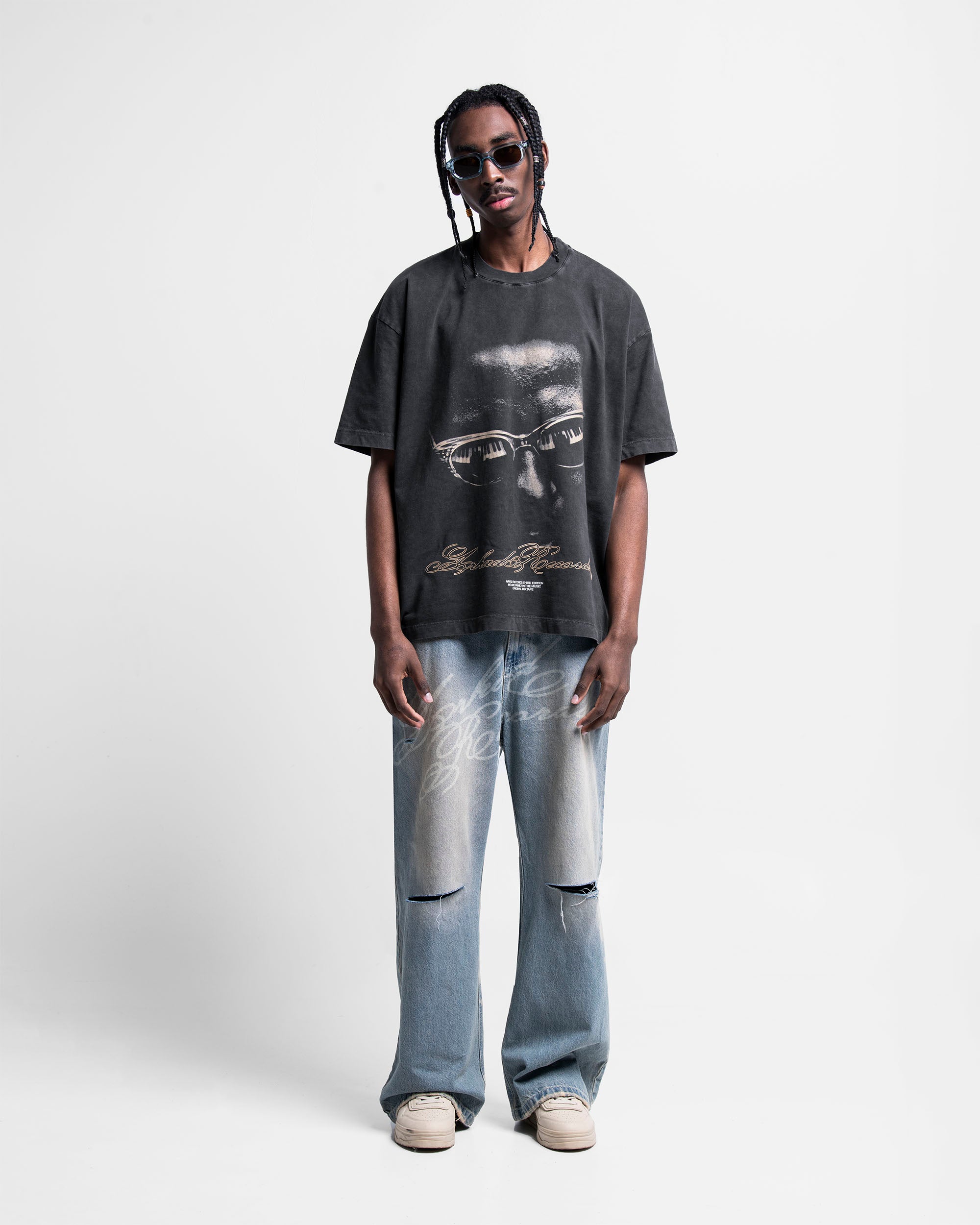 Washed Tshirt Oversize Piano