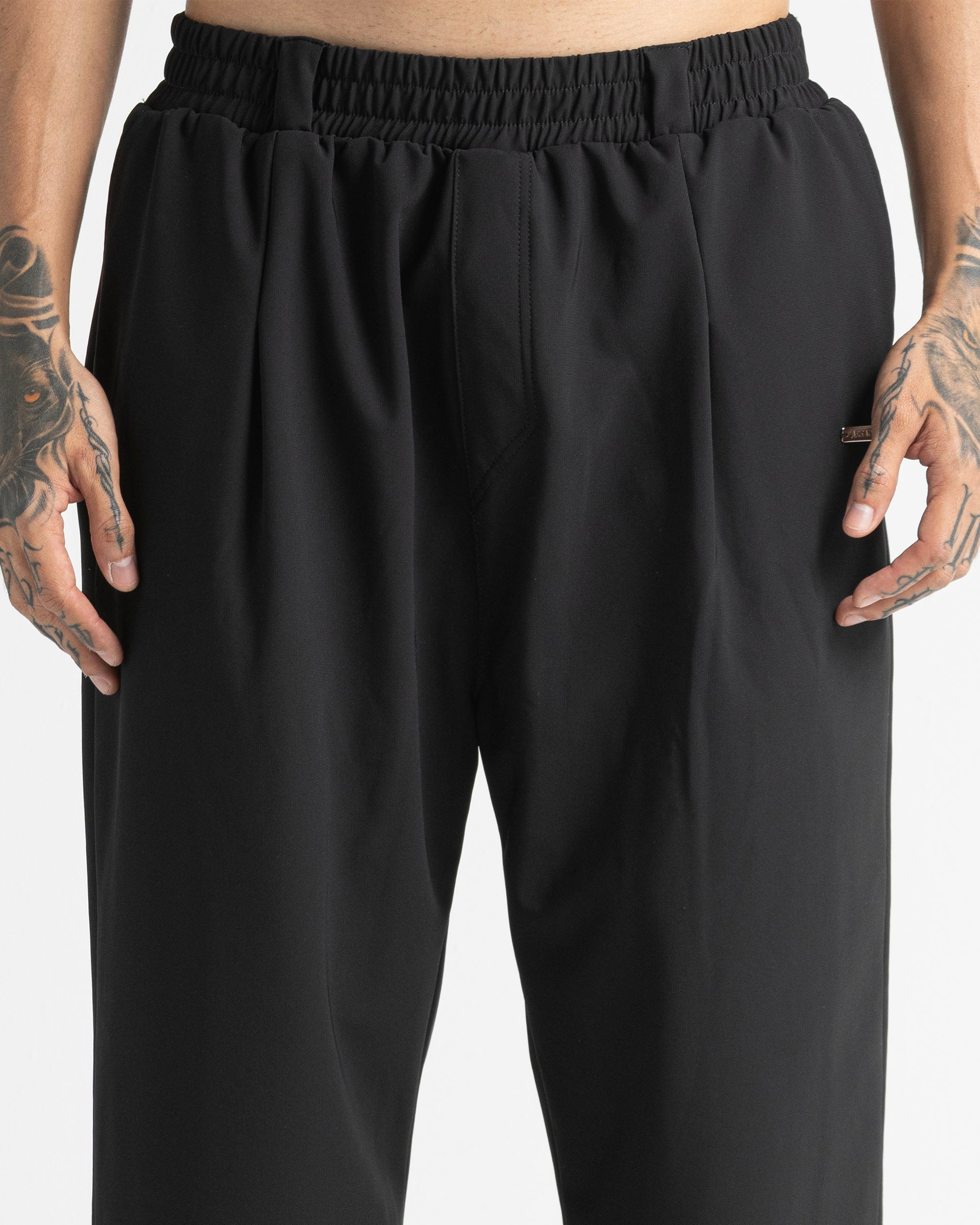 Tailored Relaxed Fit Negro
