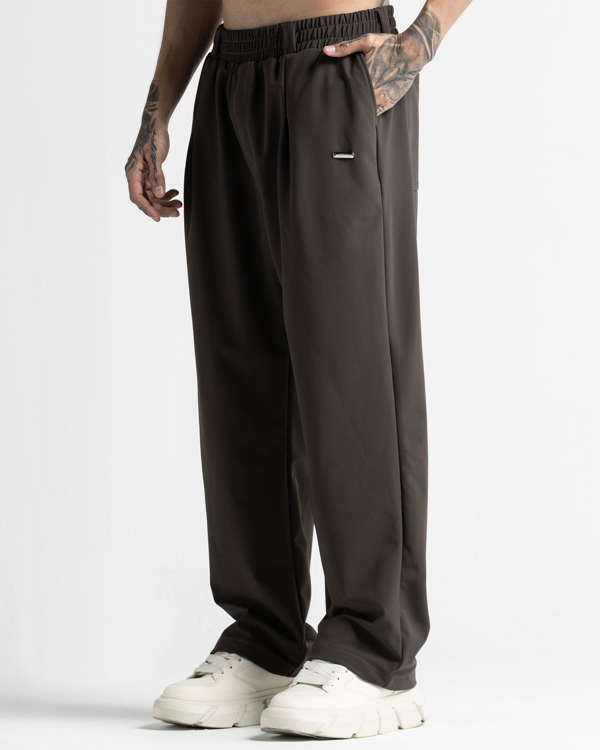 Tailored Relaxed Fit Gris