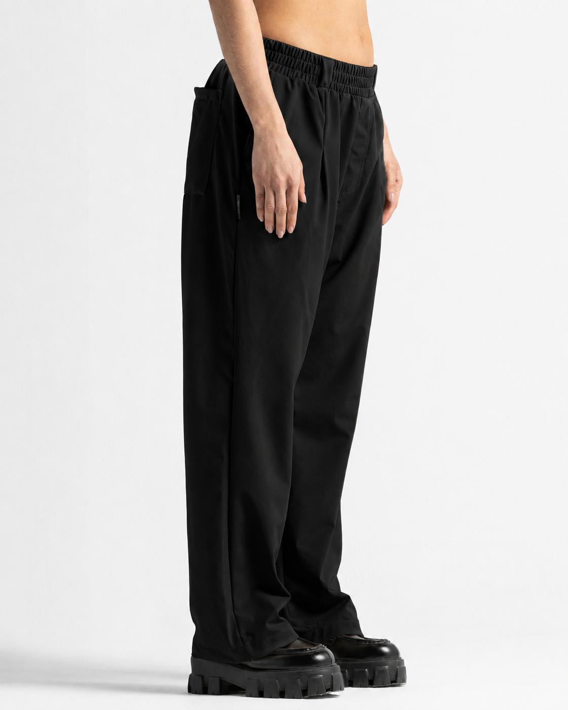 Tailored Relaxed Fit Negro