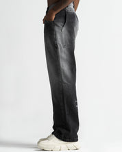 Denim Pant Negro Laser