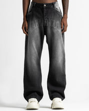 Denim Pant Negro Laser