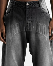 Denim Pant Negro Laser