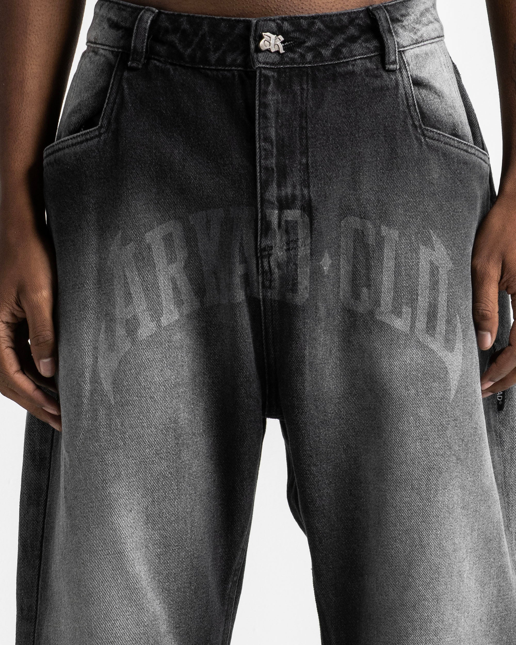 Denim Pant Negro Laser