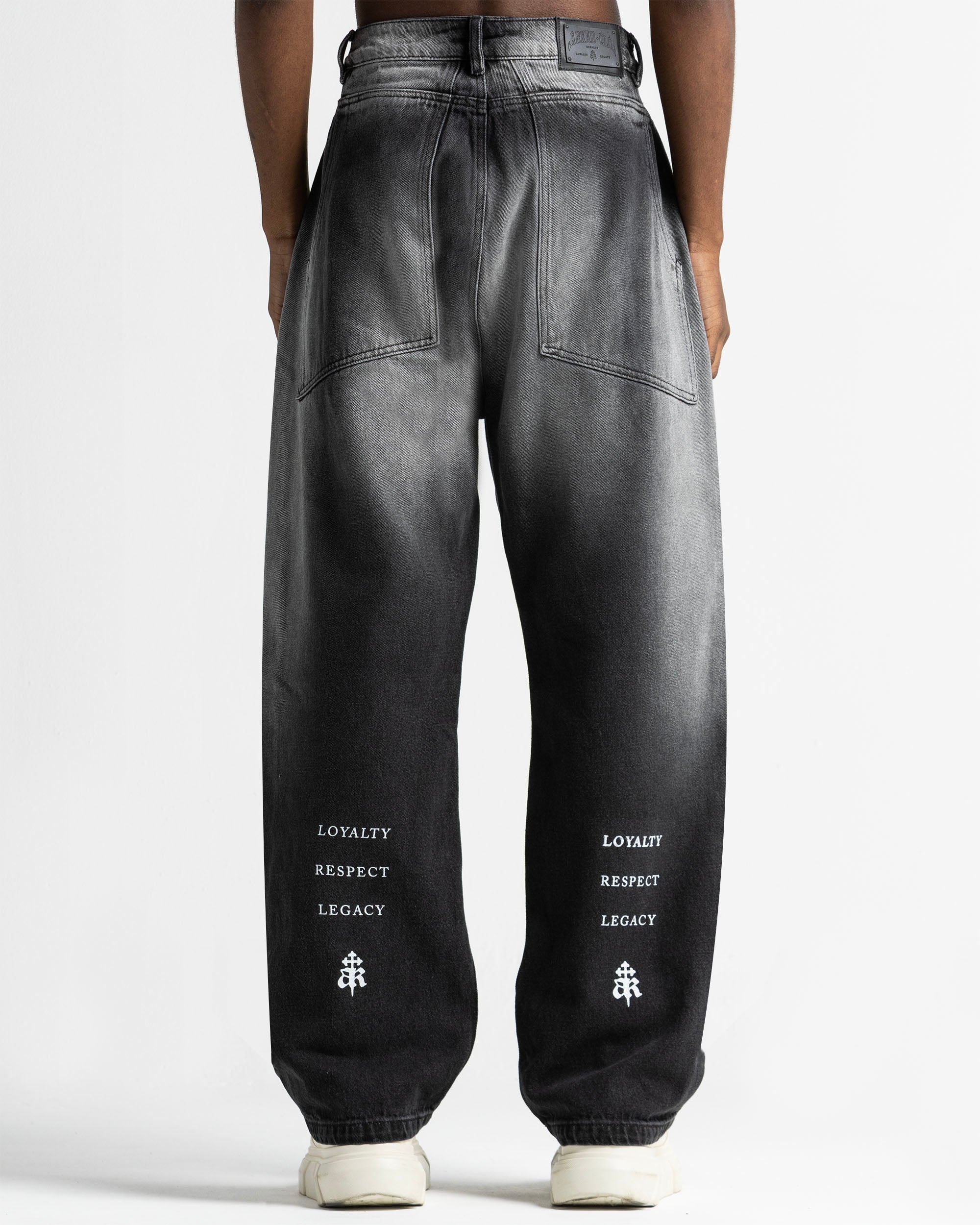 Denim Pant Negro Laser