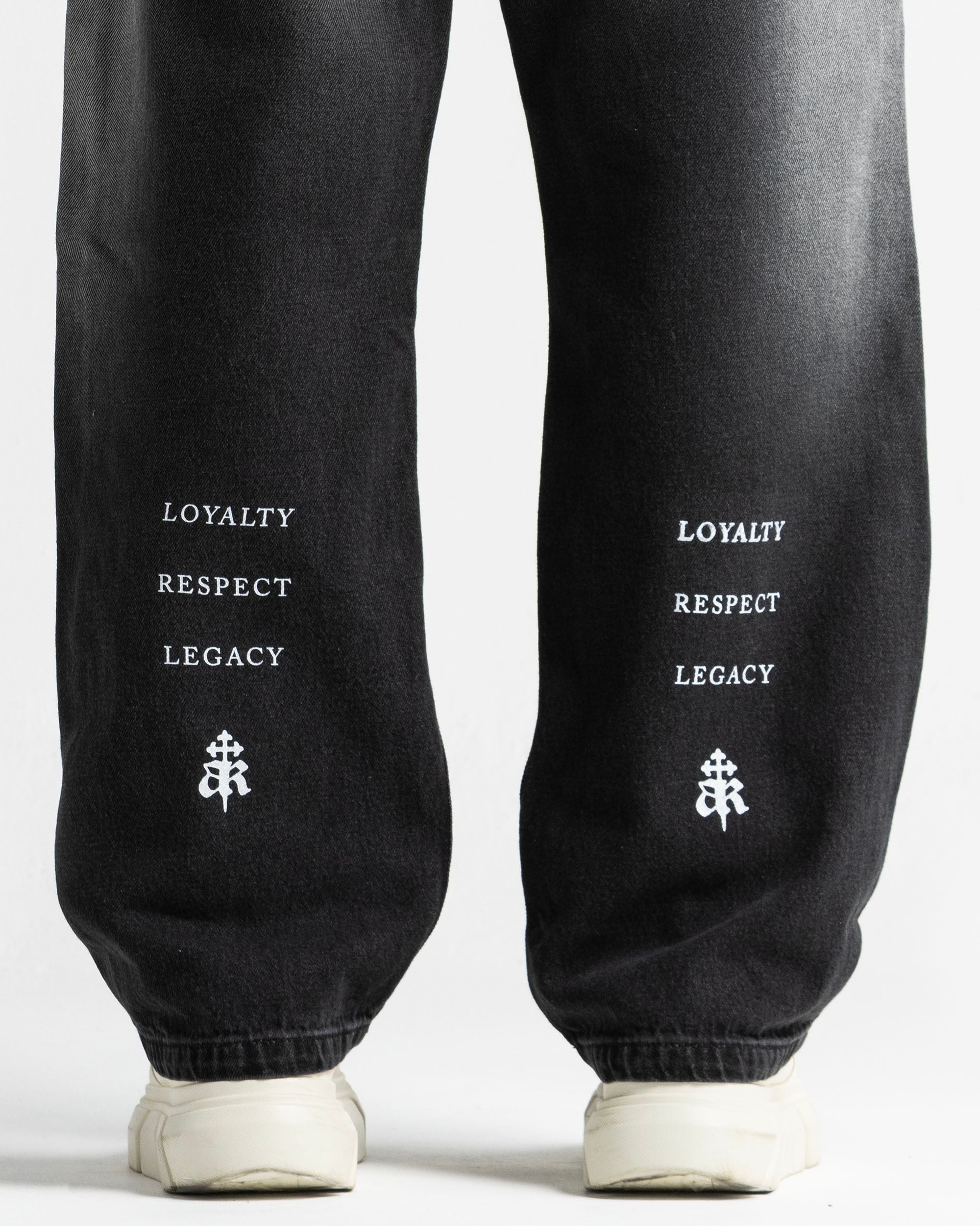 Denim Pant Negro Laser