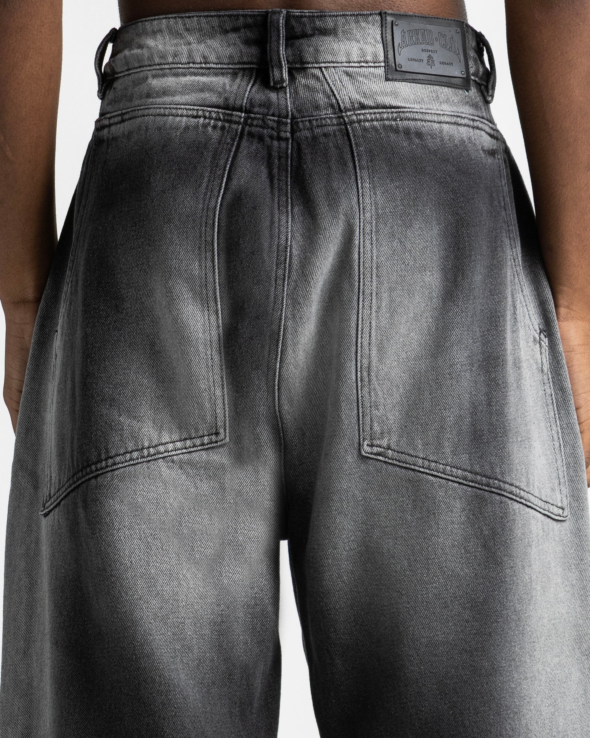 Denim Pant Negro Laser