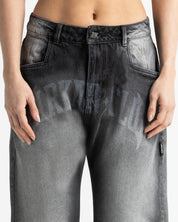 Denim Pant Negro Laser