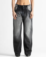 Denim Pant Negro Laser