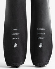 Denim Pant Negro Laser