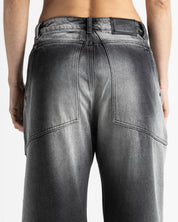 Denim Pant Negro Laser