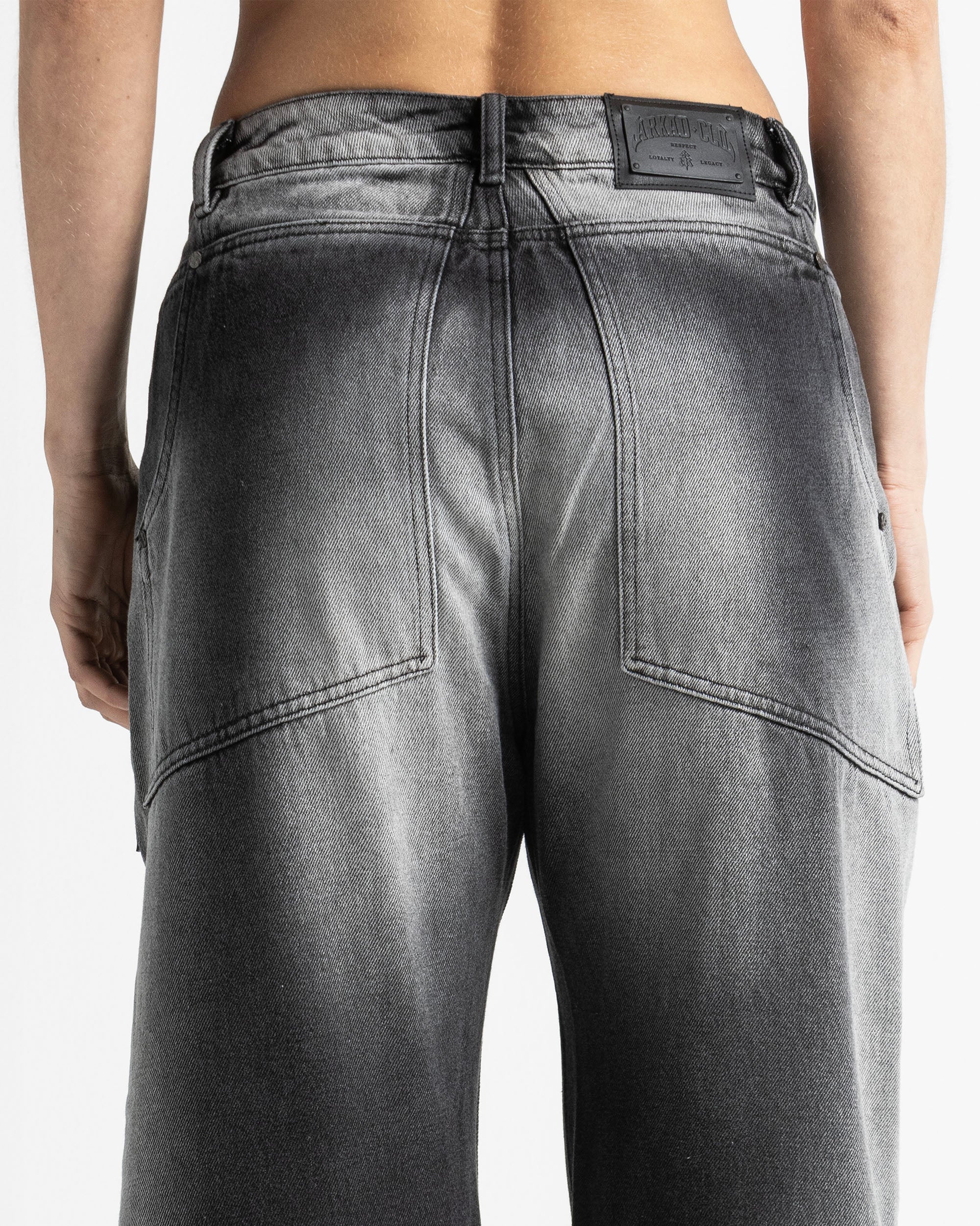 Denim Pant Negro Laser