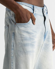 Light Jean Estampado Azul