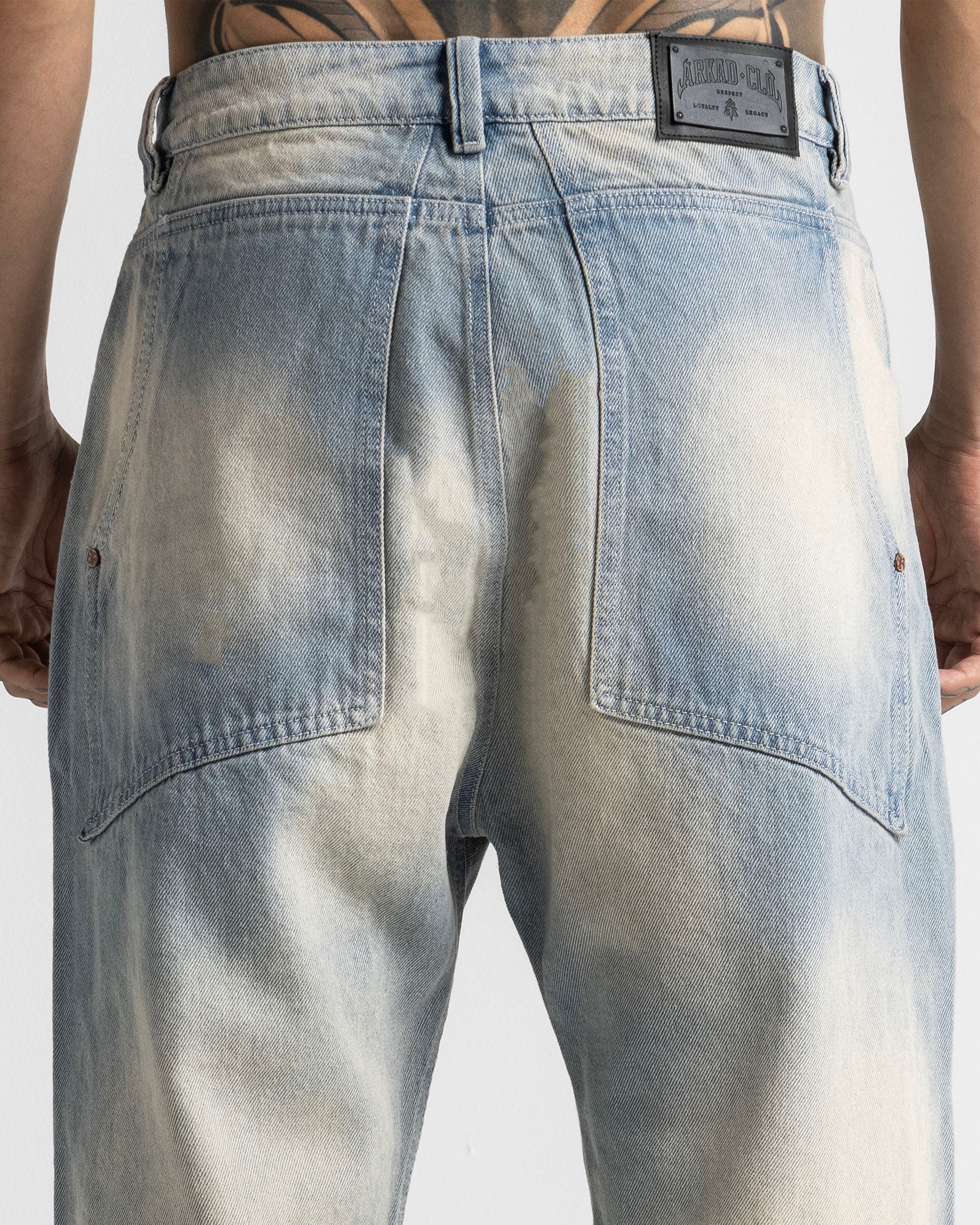Dirty Jean Printed Beige