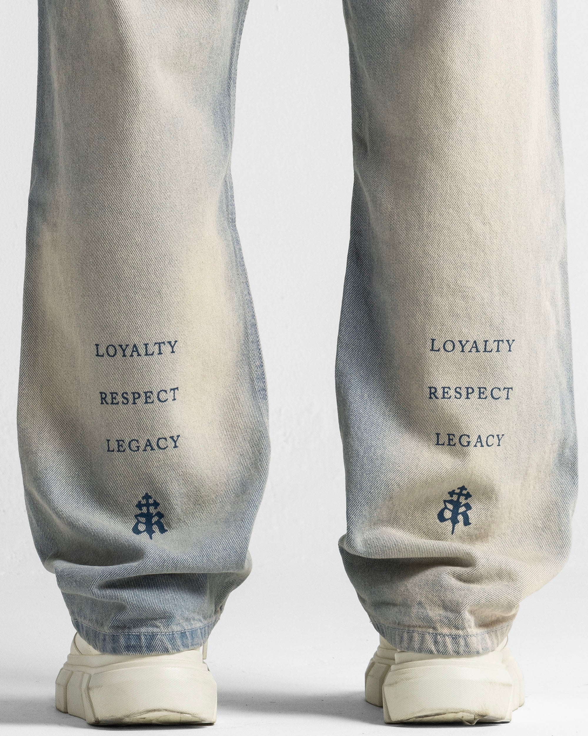 Dirty Jean Printed Beige