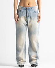 Dirty Jean Printed Beige