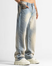 Dirty Jean Printed Beige