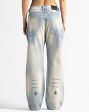 Dirty Jean Printed Beige