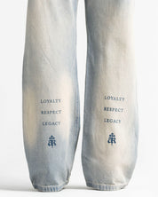 Dirty Jean Printed Beige