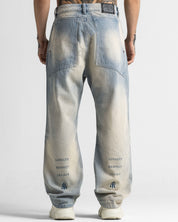 Dirty Jean Printed Beige