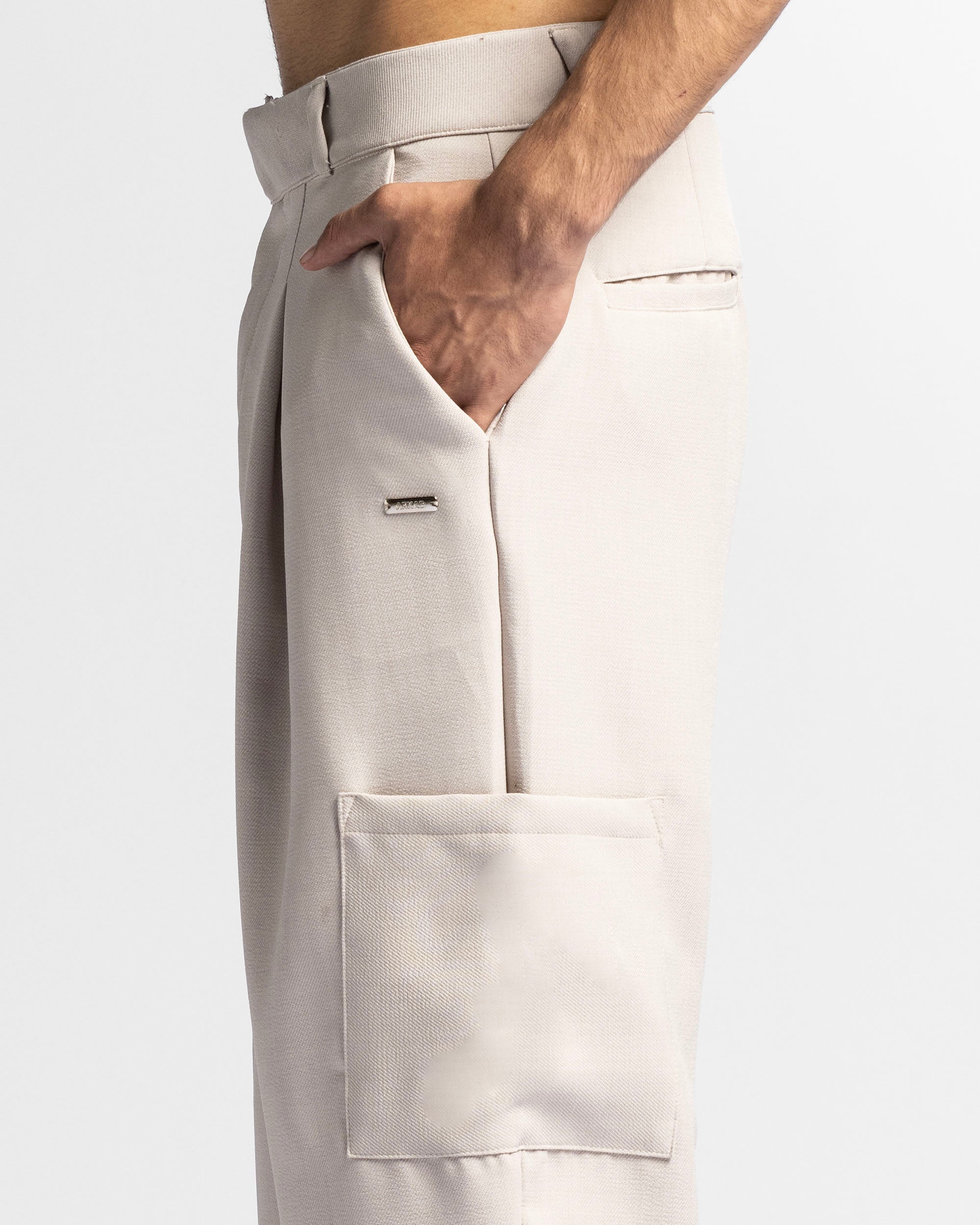 Cargo Tailored Pant Taupe