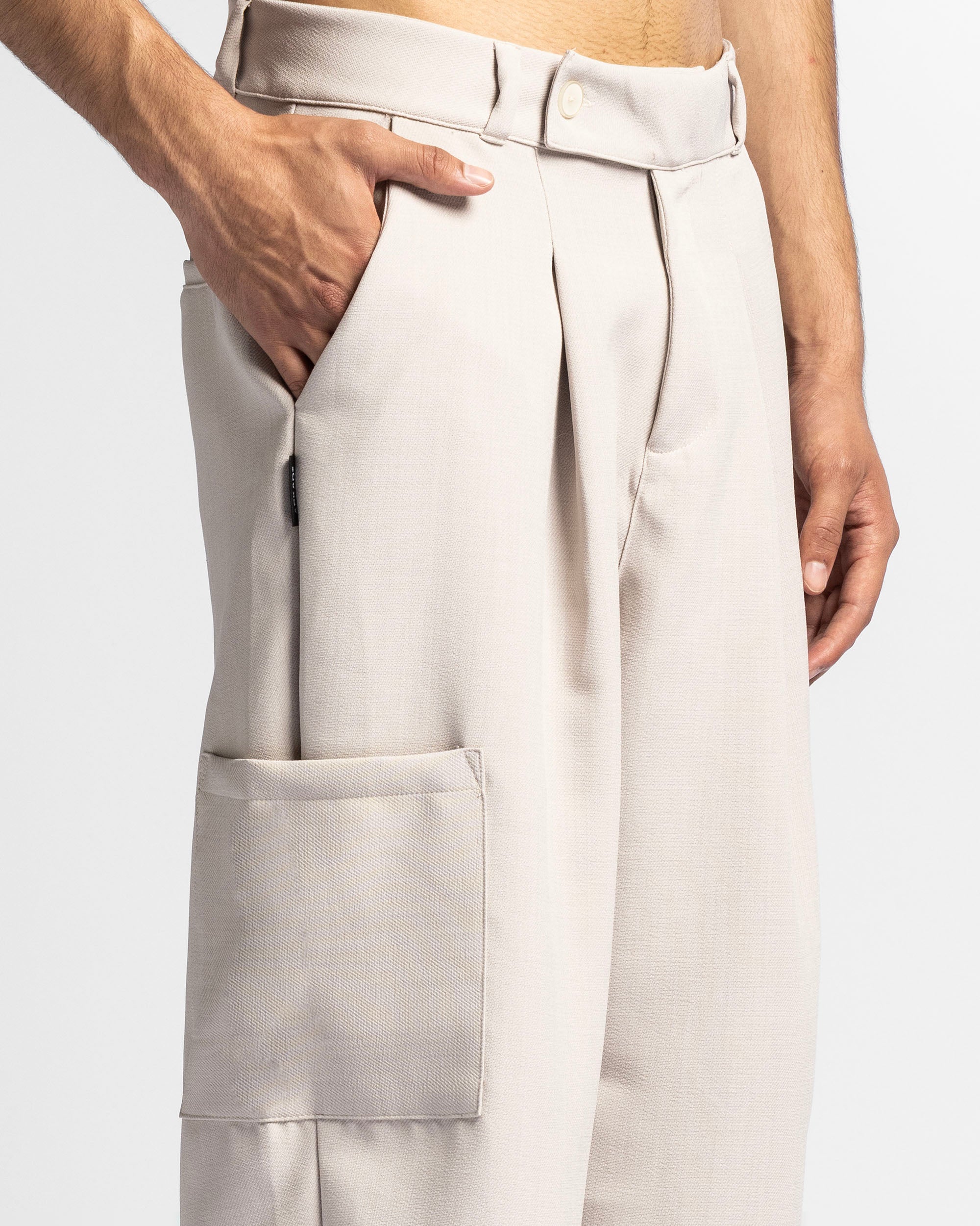 Cargo Tailored Pant Taupe