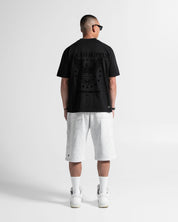 Tshirt Regular Fit Velvet Negra Paper Trail