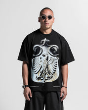 Tshirt Oversize Negra Sculpture