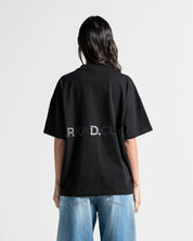 Tshirt Oversize Negra Sculpture - Unisex