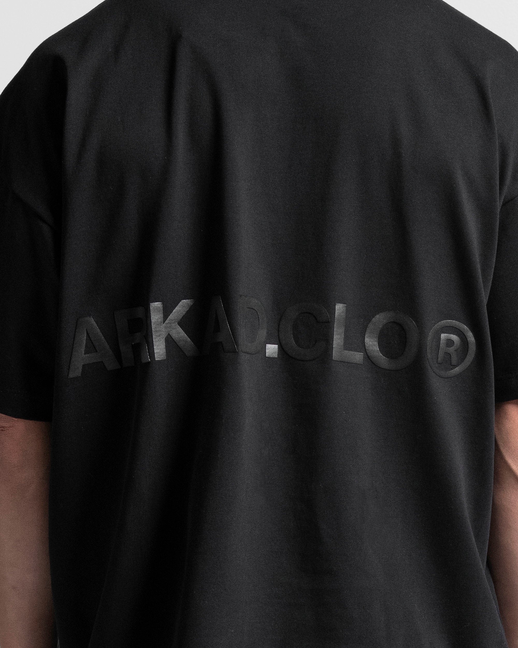 Tshirt Oversize Negra Sculpture