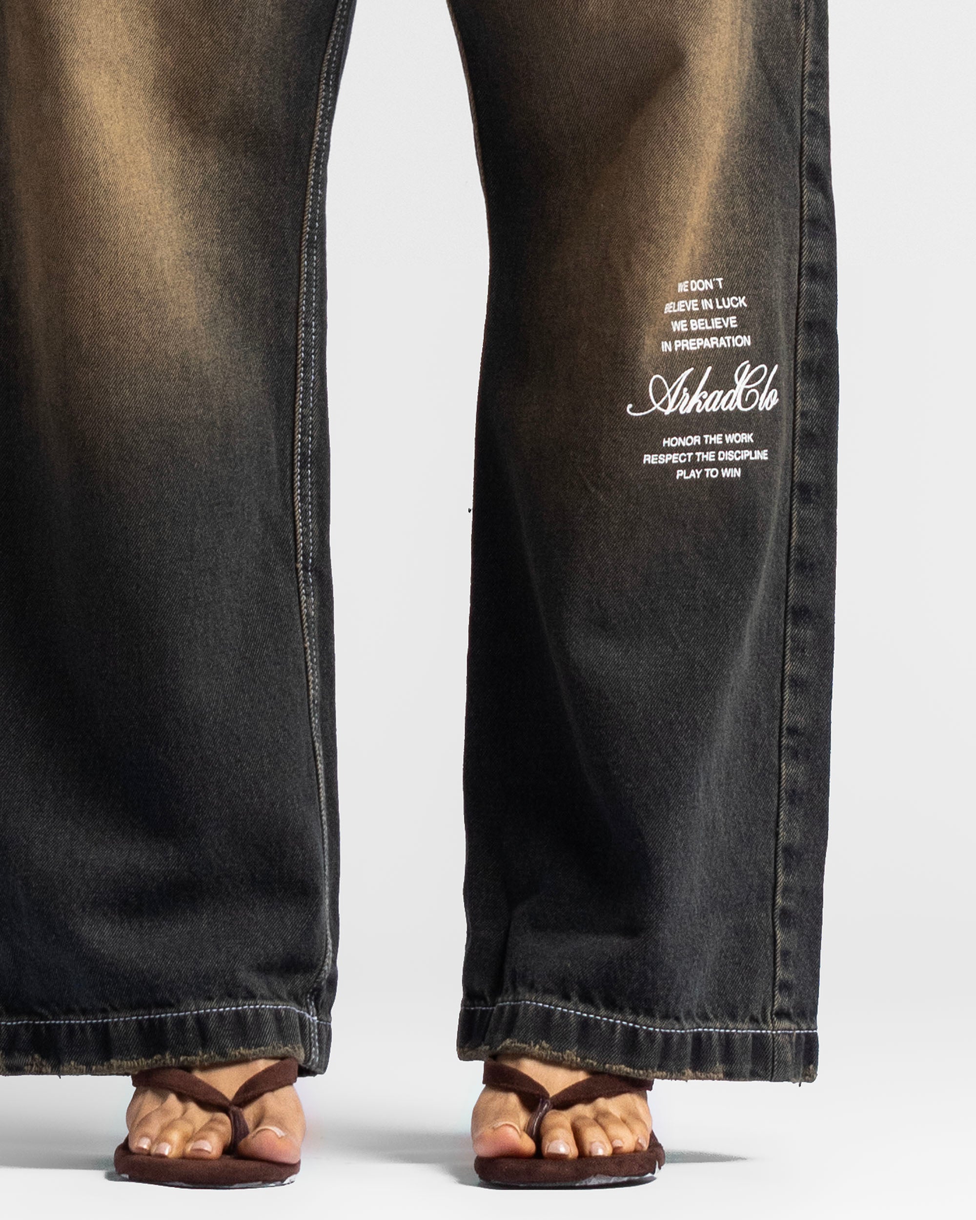 Washed Jean Dirty Oscuro - Unisex