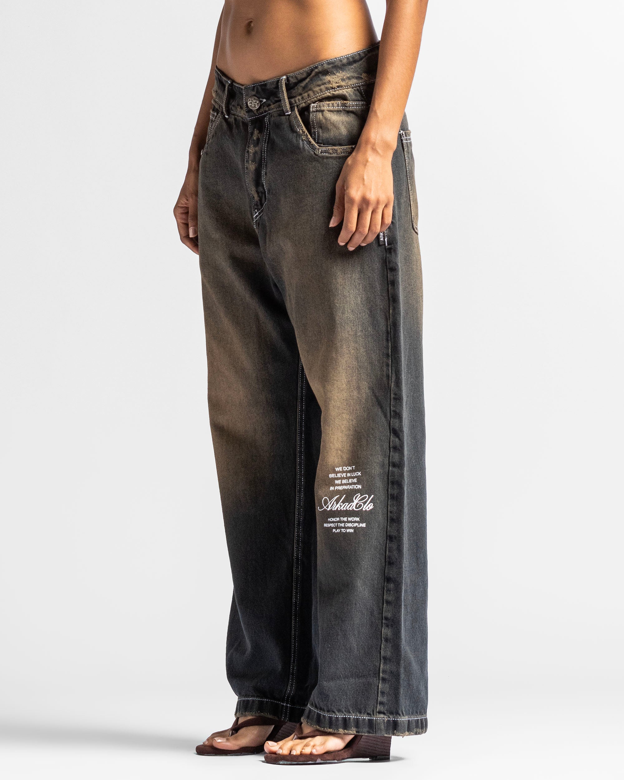 Washed Jean Dirty Oscuro - Unisex