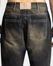 Washed Jean Dirty Oscuro