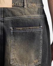 Washed Jean Dirty Oscuro